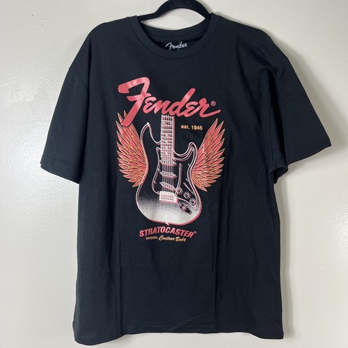Fender Shirt Black and Red Size Large NWT | eBay