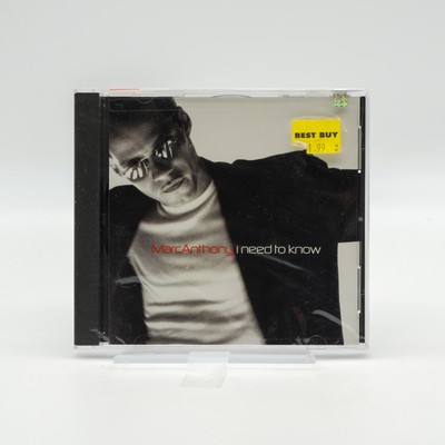 Marc Anthony: I Need To Know Music CD 1999 Single 2-Track Latin Dance-Pop Sealed