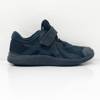 

Nike Boys Revolution 4 943304-004 Черные кроссовки для бега, размер 10C, Черный, Revolution 4