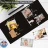 DIY Scrapbook Album 7x7 Inch – Hardcover Kraft Paper Photo Book, Blank Memory Scrap Book for DIY Crafts, Wedding, Anniversary, 40 Pages (20 Sheets), Black