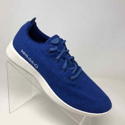 Allbirds Sams Club Wool Runner Blue Merino Lace Up Sneaker Womens Size 11