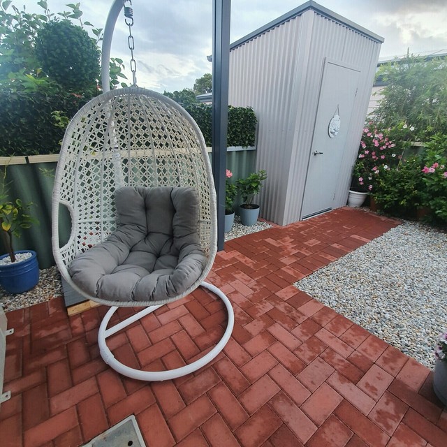 Harvey norman egg chair, white | Lounging & Relaxing Furniture