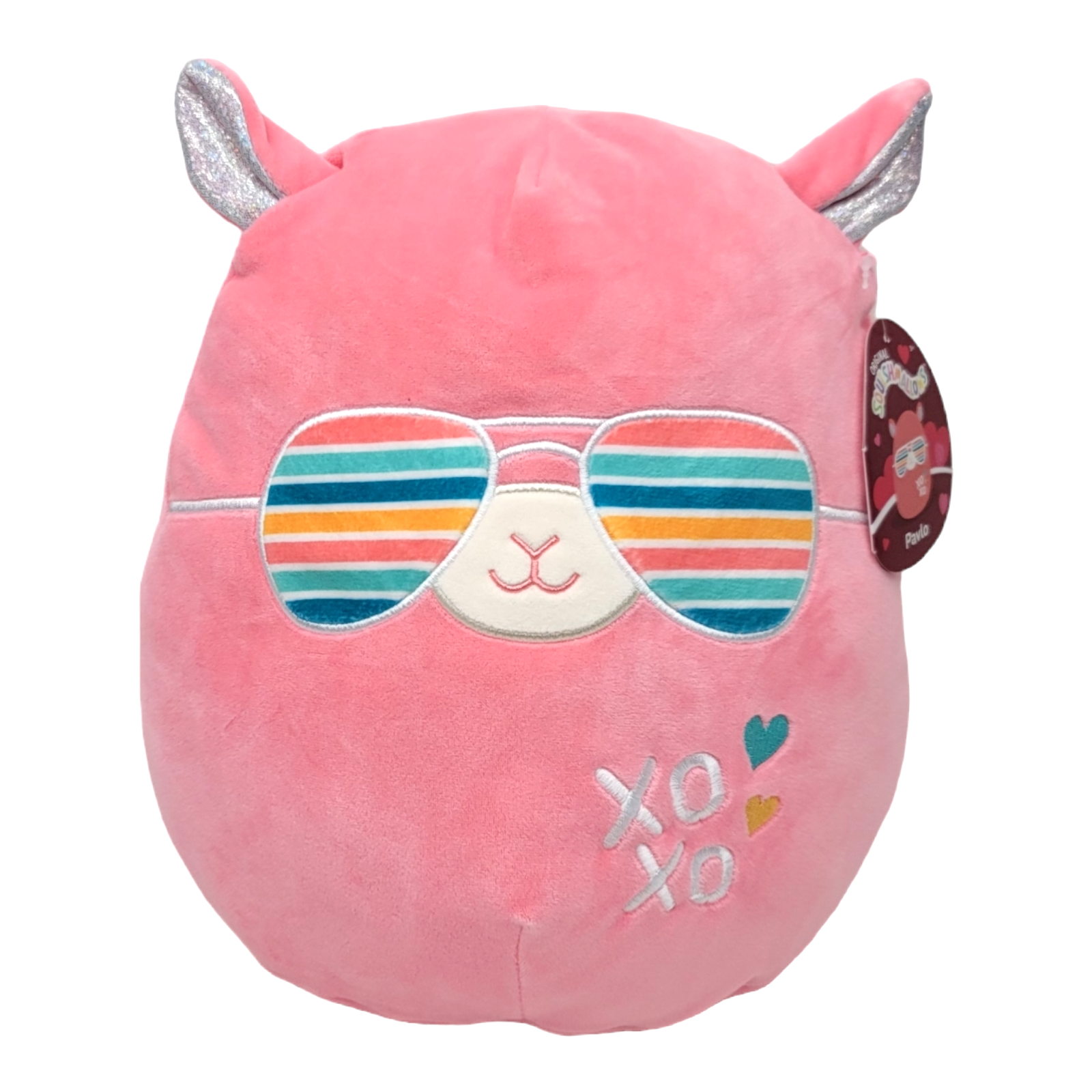 Squishmallows Pavlo Valentine Pink Llama 12