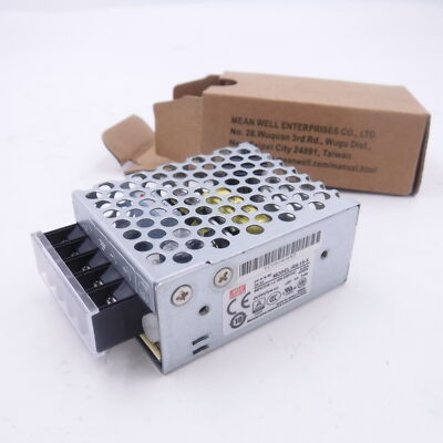 Mean Well RS-15-5 AC to DC Power Supply Single Output 5V 3 Amp 15W
