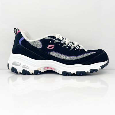 

Skechers Womens D Lites 149060 Черная повседневная обувь Кроссовки Размер 7.5, Черный, D Lites