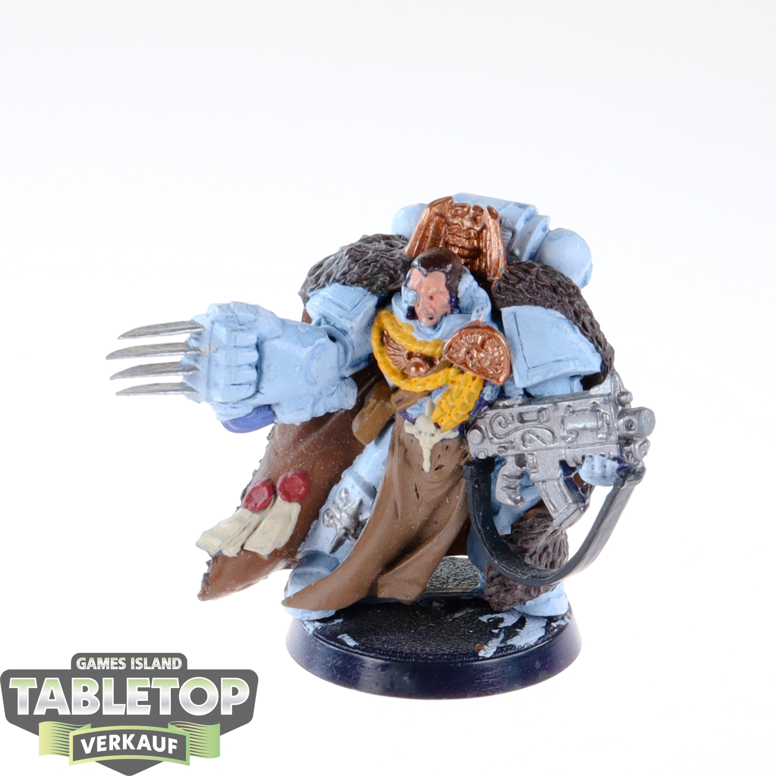 Space Wolves - Captain - teilweise bemalt