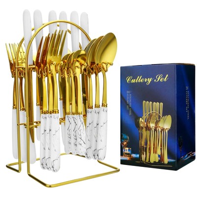 Cutlery Set With Stand Inclu...