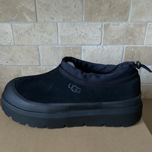 サンダル UGG Black Suede And Rubber Tasman Weather Hybrid Slip-Ons UGG Tasman Weather Hybrid Slippers| JD Sports