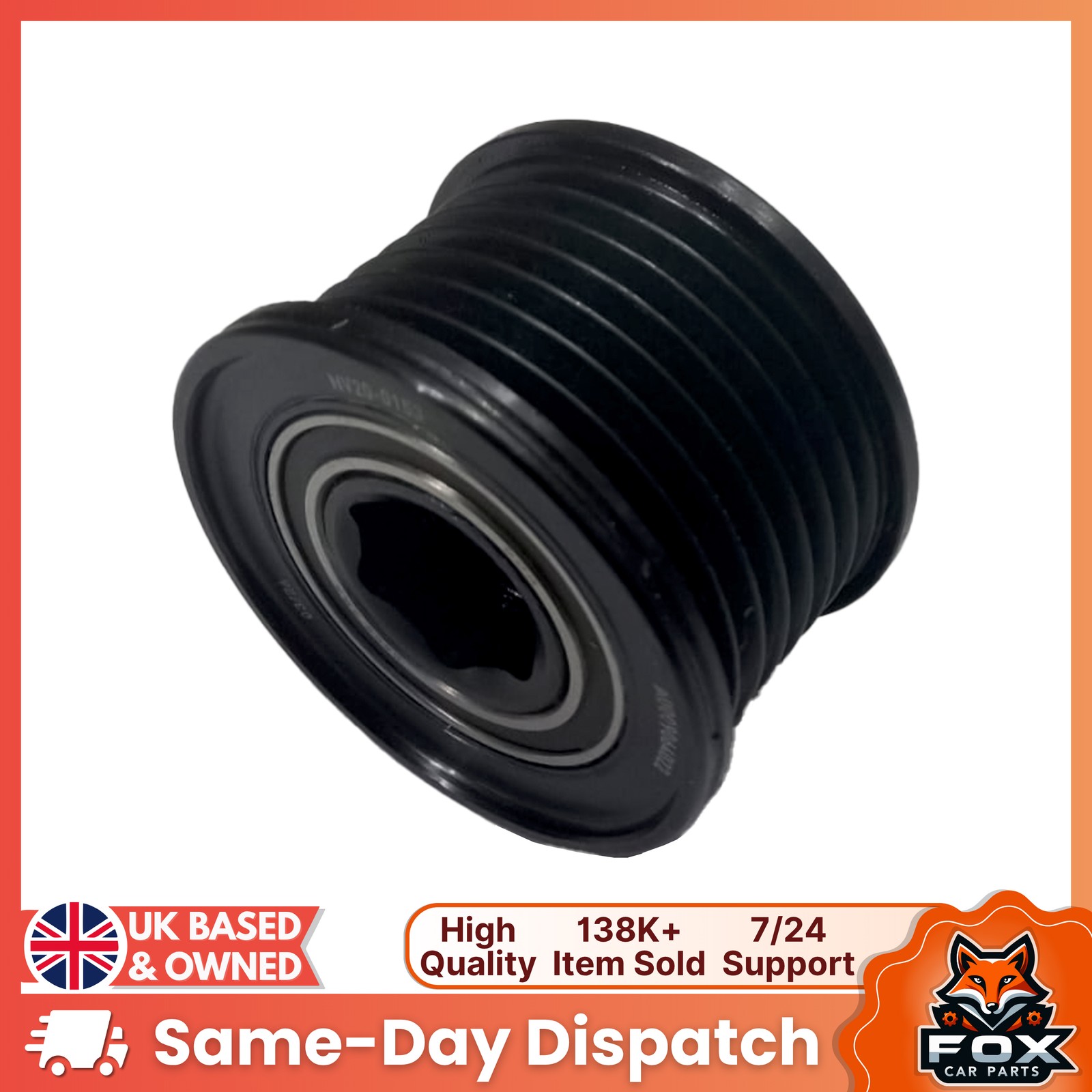 Overrunning Alternator Pulley For Renault Master Trafic Mk3 Qashqai X-Trail