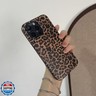owwiktten Brown Cheetah Print Leopard Phone Case for iPhone 14/iPhone 13 6.1 inch Retro Trendy Luxury Matte Slim Protective Girls Women Funda Cover for iPhone 13/14