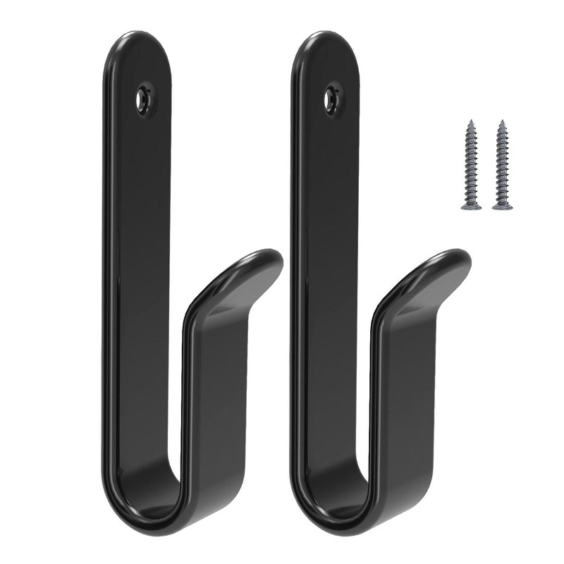 2PCS Horizontal Snowboard Display Racks Wall Mount Clips Space Saving Design