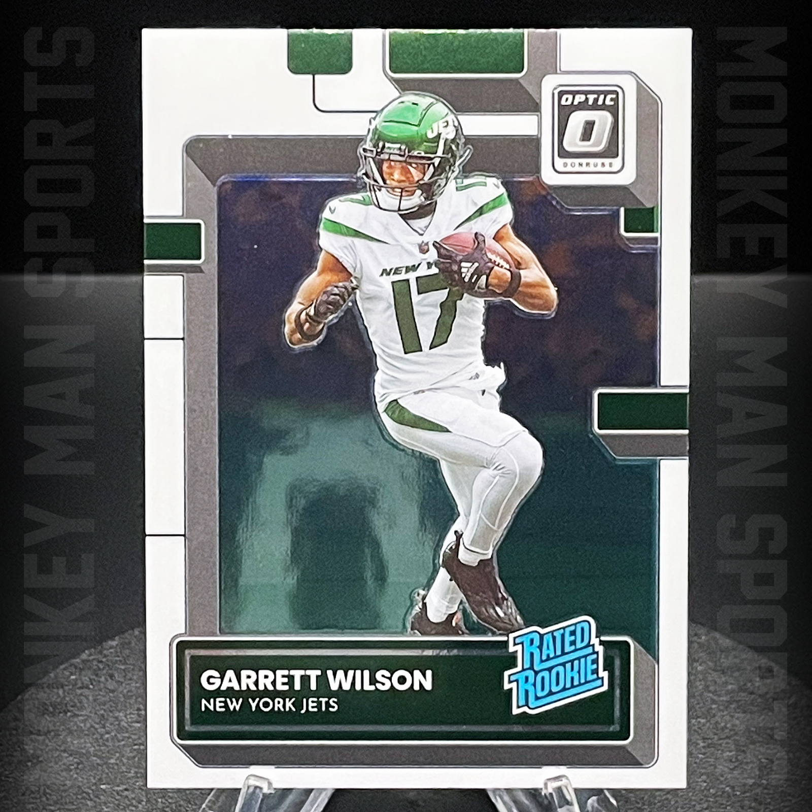 2022 Optic Football - Garrett Wilson Rated Rookie RC - #206 MINT
