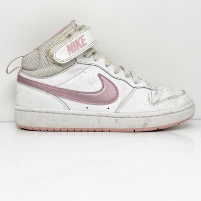 

Белые баскетбольные кроссовки Nike Girls Court Borough Mid 2 CD7782-105 5,5 лет, Белый, Court Borough Mid 2