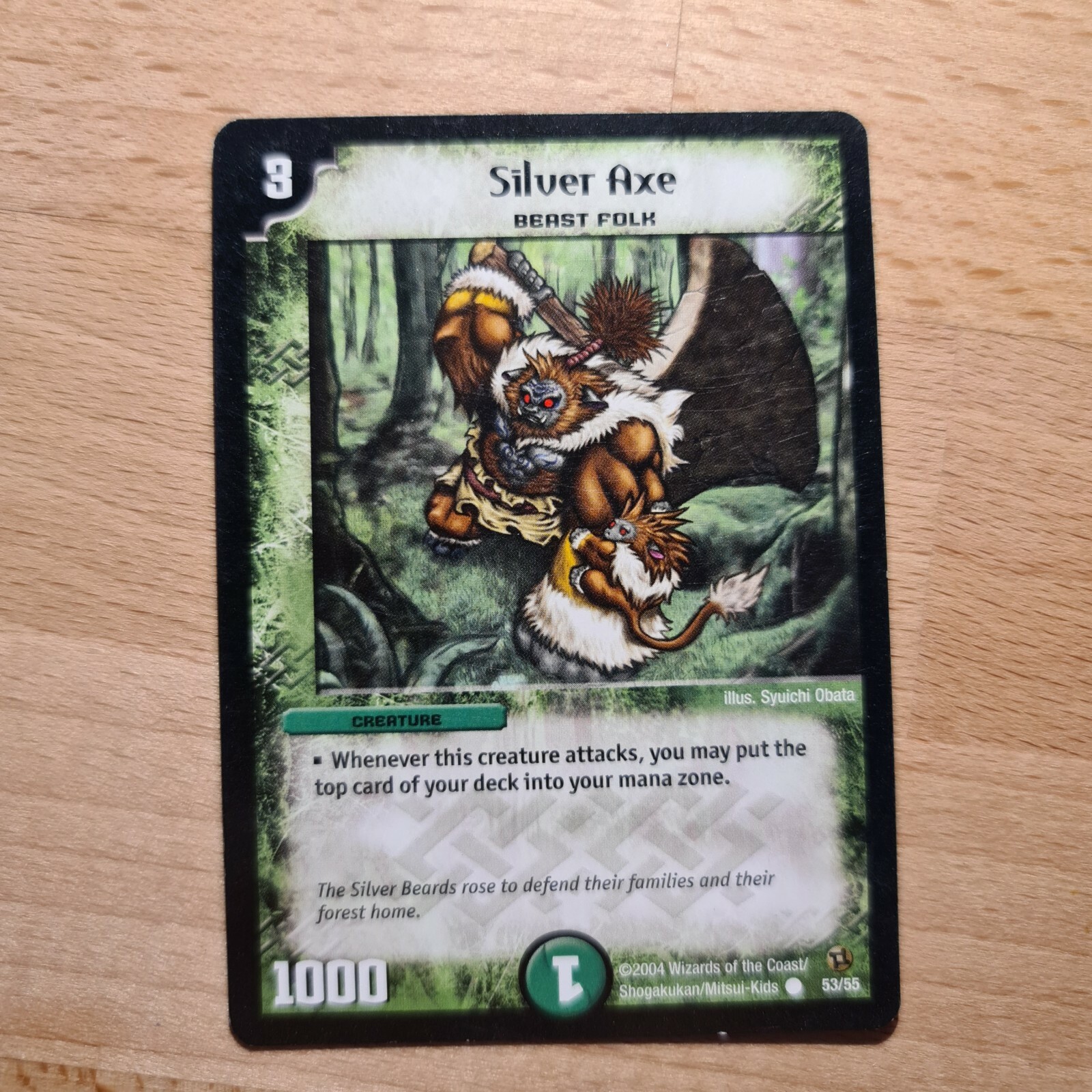 Silver Axe | Duel Masters DM02 Common TCG CCG ENGLISH | EX Silver Axe | Duel Masters DM02 Common TCG CCG ENGLISH | EX