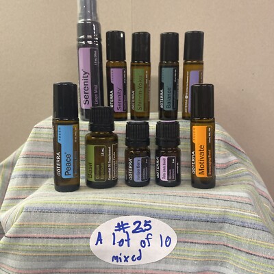 doTERRA essential oils mixed Lot Of 10 Mixedroll-ons, linen mist,  free shipping