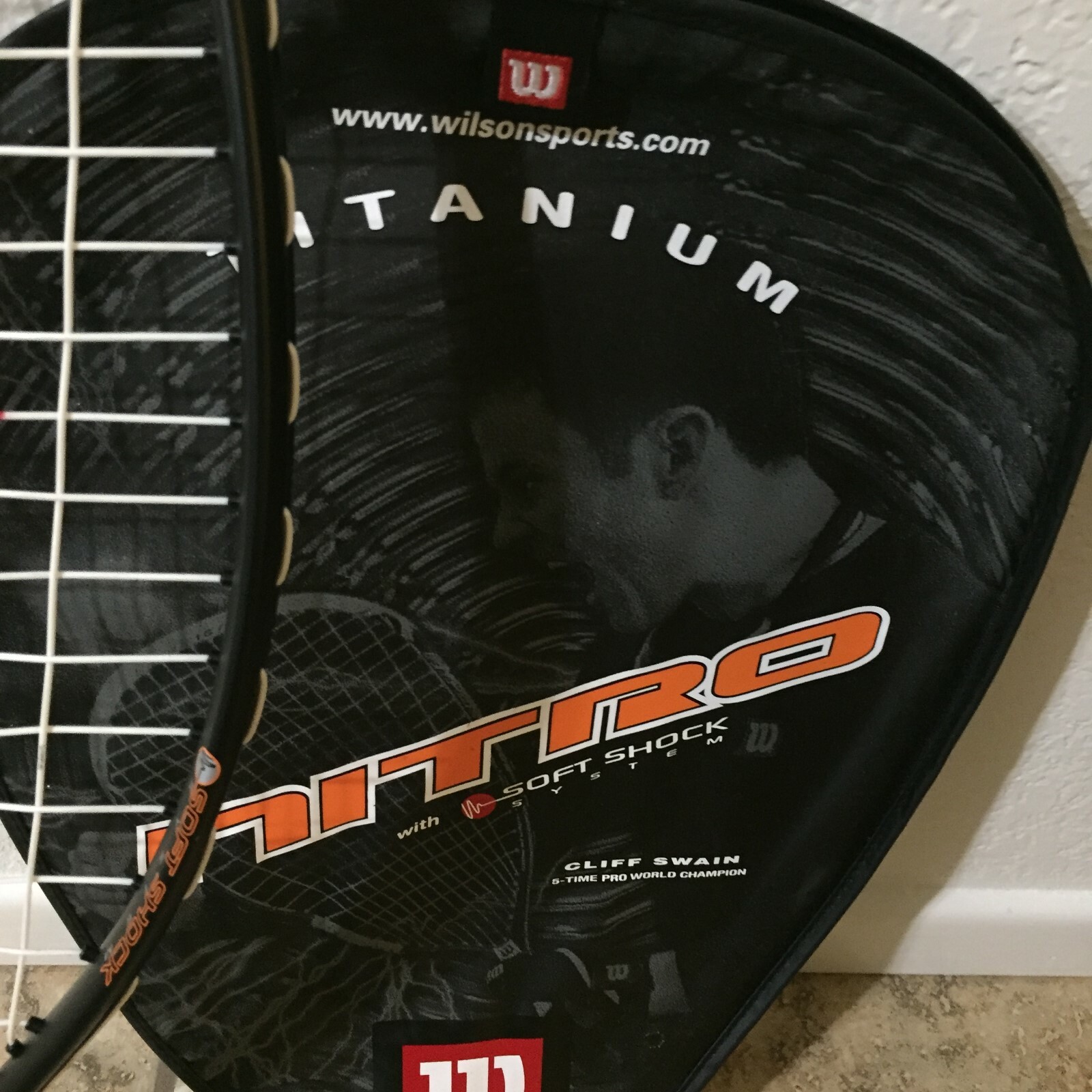 Wilson Nitro With Soft Shock Titanium Tennis Racquet 4