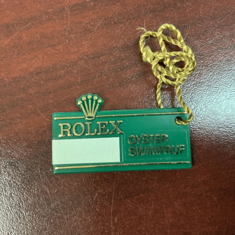 Rolex Vintage Green Serial Hang Tag