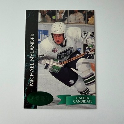 1992 Parkhurst Hockey #294 Michael Nylander RC Emerald Ice