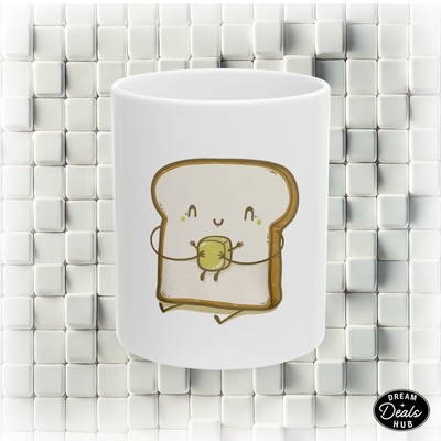 Bread and Butter Ceramic Mug (11oz, 15oz)