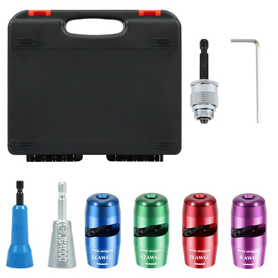 Efficient Wire Stripper Wiring Pro Stripping Tool Versatile Wire Twister Tool 