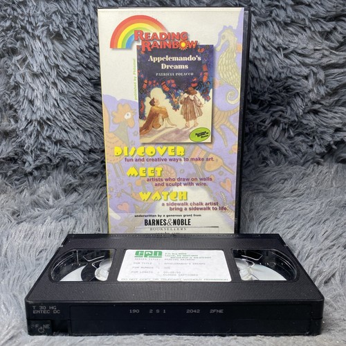 Reading Rainbow: Appelemando's Dreams VHS Tape LeVar Burton