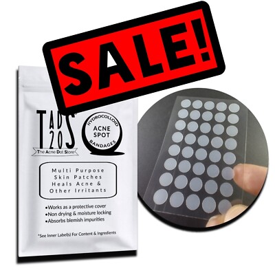 40 Petite Acne Dots, Pimple Patches, Zit Stickers, Cystic Acne Patch, Small 8mm