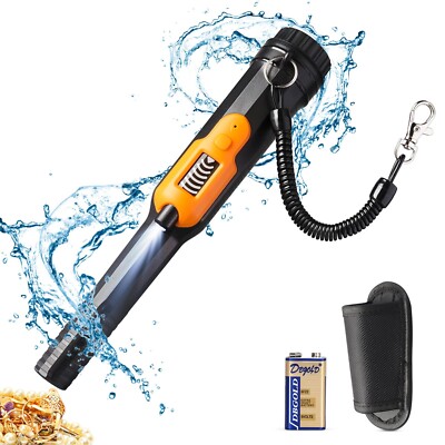 Metal Detector Pinpointer with LCD Display, IP68 Full Waterproof Pin Pointer ...