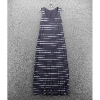 Fresh Produce Maxi Dress Small Blue Striped Sleeveless Casual Women Beach USA