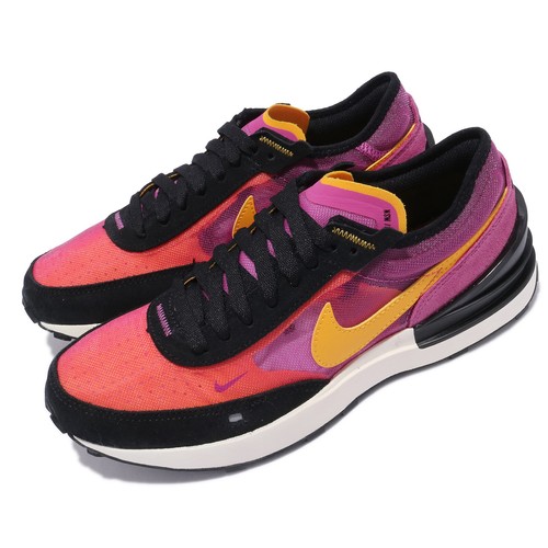 

Повседневная обувь Nike Waffle One GS Pink Yellow Black Junior Kids Sacai DC0481-600, Розовый, Waffle One Gs