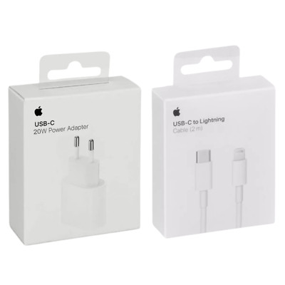 ORIGINAL Apple 20W Adapter USB-C Netzteil & iPhone 13 14 15 16 17Pro 1m/2m Kabel