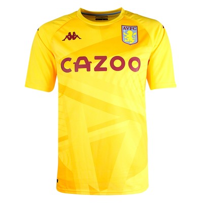 KAPPA ASTON VILLA FOOTBALL HOME GOALKEEPER SHIRT SHORT SLEEVE 2021-22 KAPPA MENS