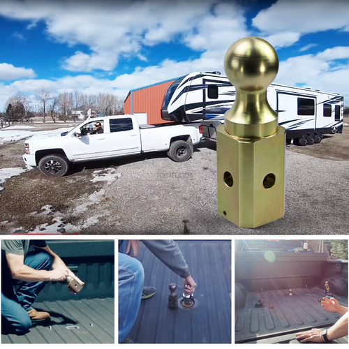 Gooseneck Ball Hitch Turn Over Ball 2-5/16” fit for B&W Trailer Hitches GNXA2000