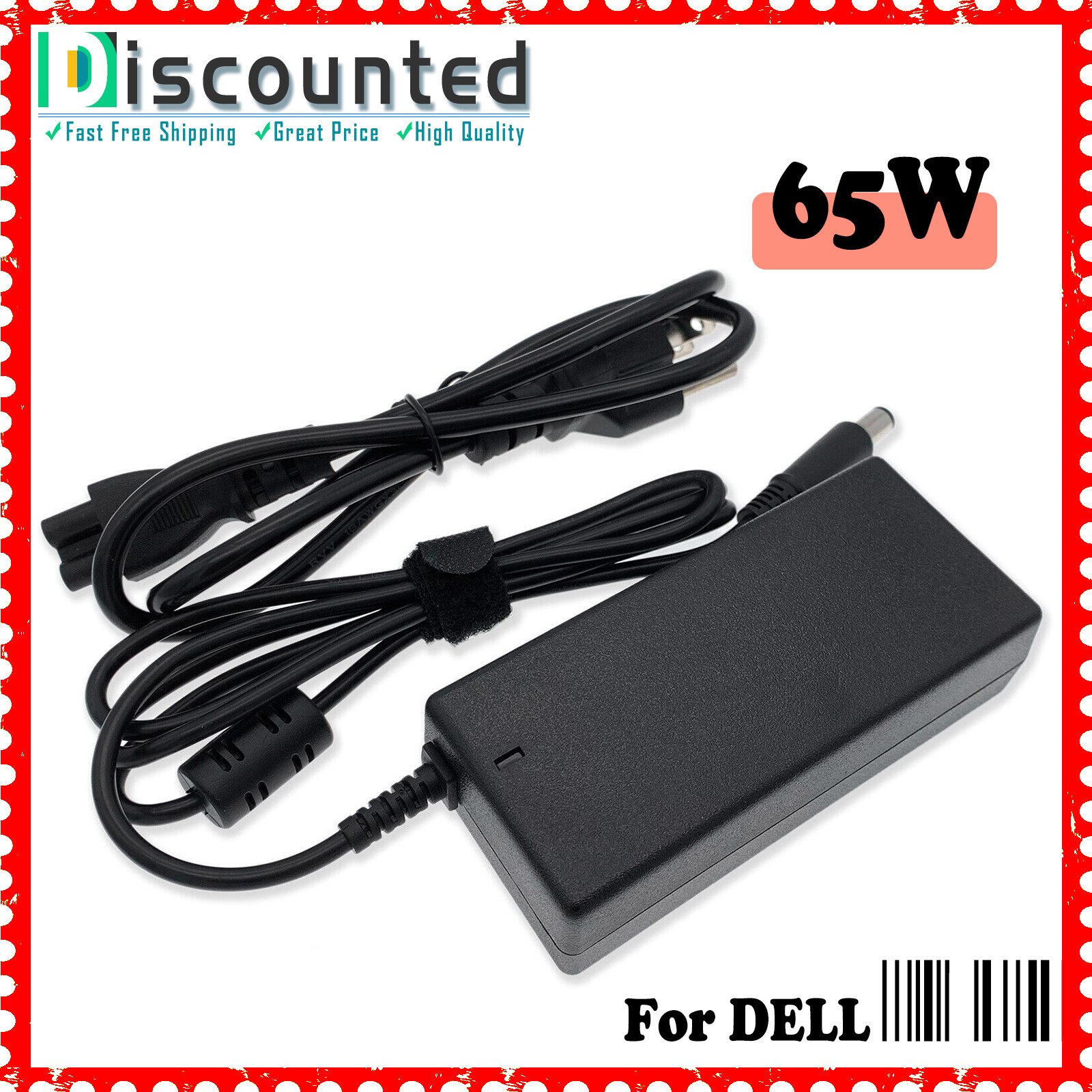 AC Power Adapter Charger for Dell Latitude 14 Rugged Extreme 7404 6430u Laptop