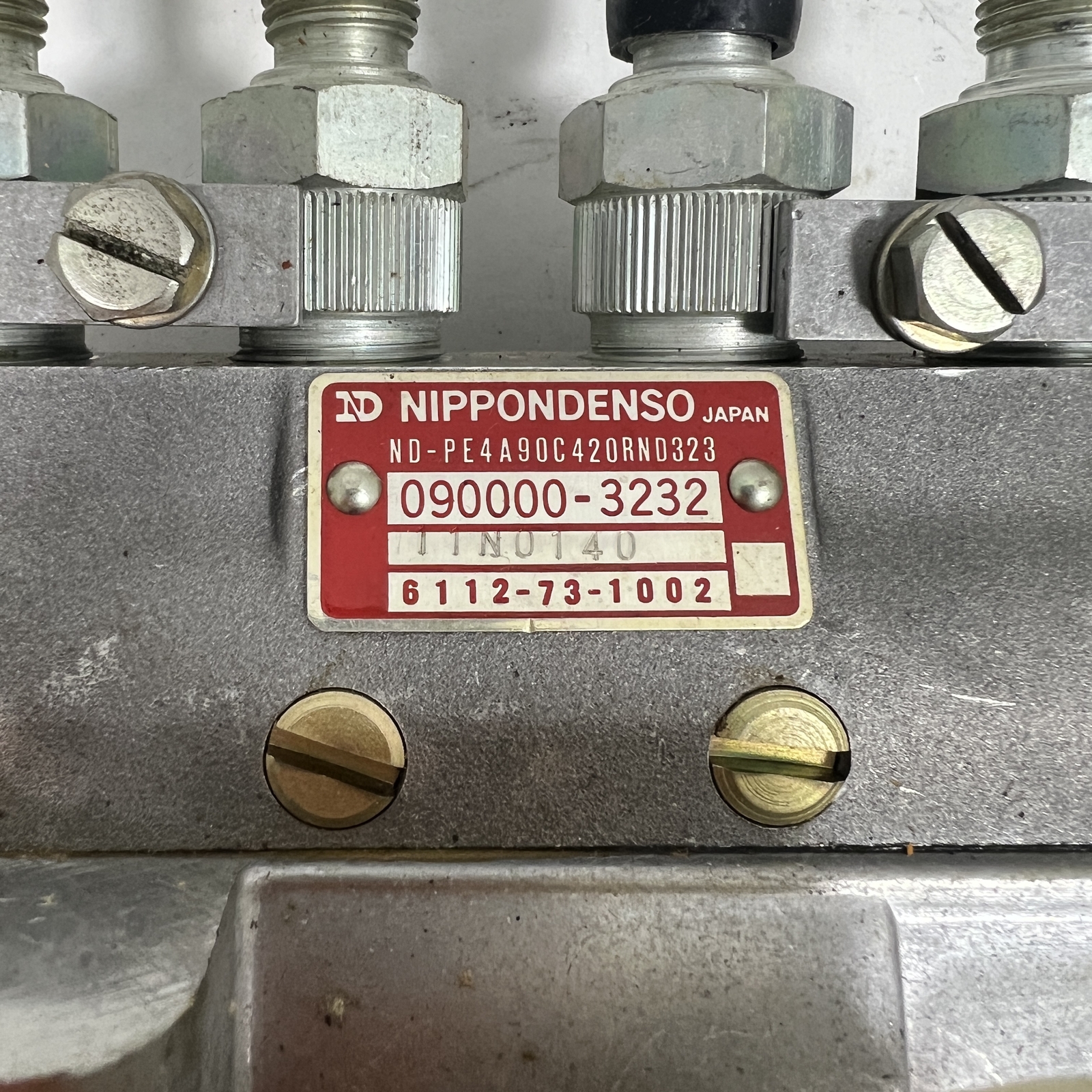 Nippon Denso Injection Pump Fits Komatsu S4D120 Diesel