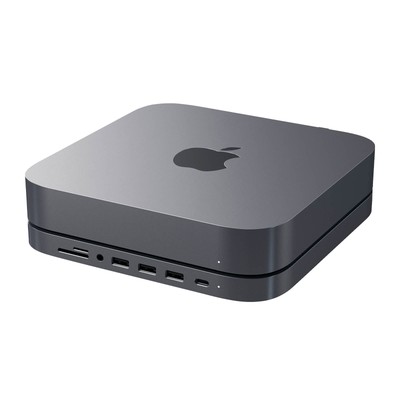 Hub for Mac Mini Multiport Stand Feature Air Holes Satechi Grey
