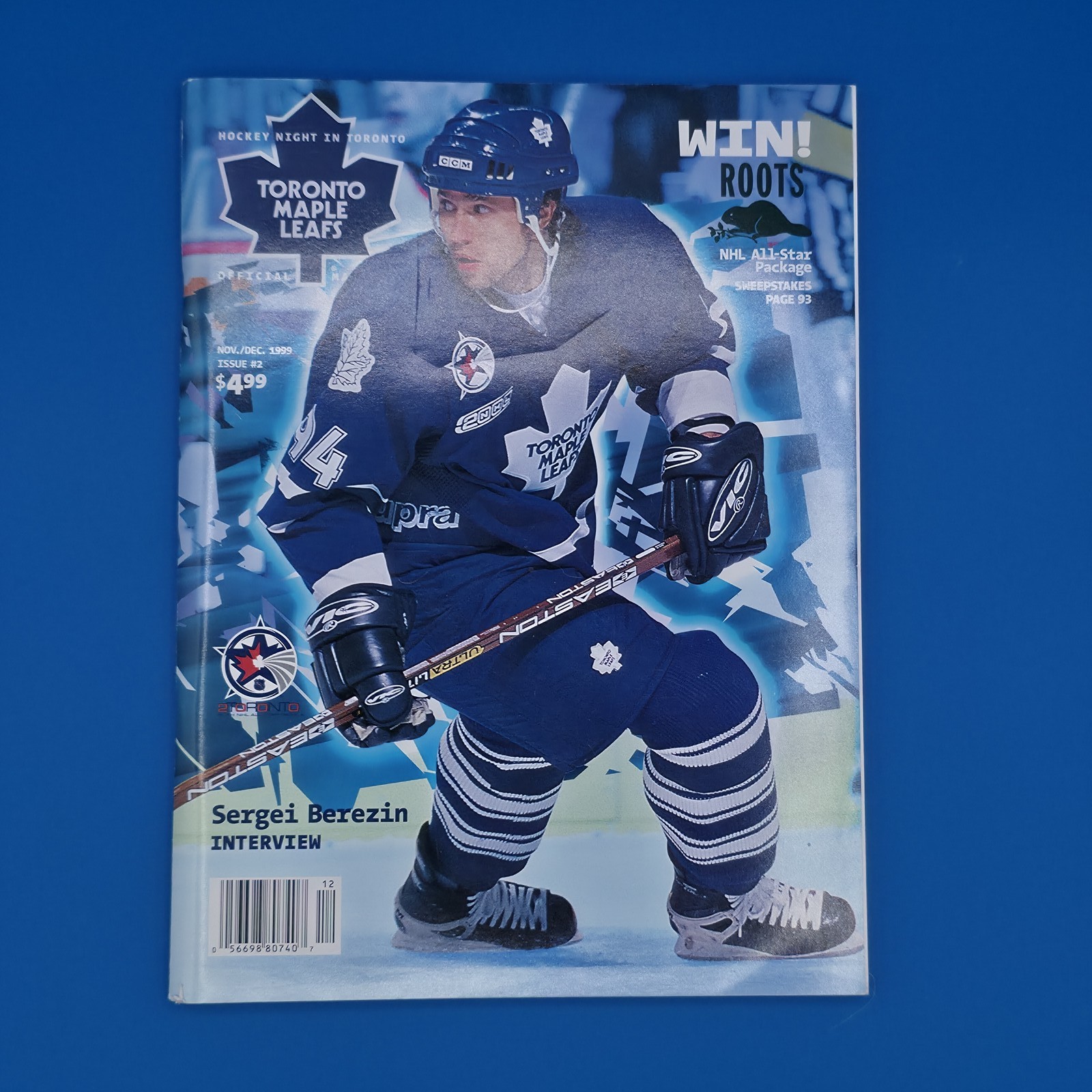 Hockey Night in Toronto Magazine Program Nov/Dec 1999 Issue
