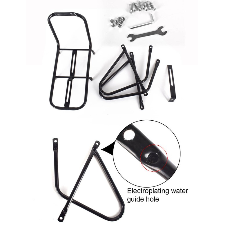 Bike Front Rack Cer Panniers Bag Cer Luggage Shelf Bicycle Bracket for MTB