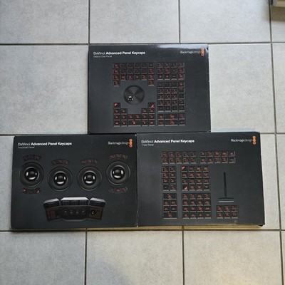 Lot Blackmagic Design DaVinci Advanced Panel Keycaps - Occasion - Pince...