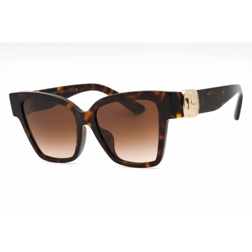 Pre-owned Dolce & Gabbana Women's Sunglasses Dark Tortoise Cat Eye Frame 0dg4470f 502/13 In Gradient