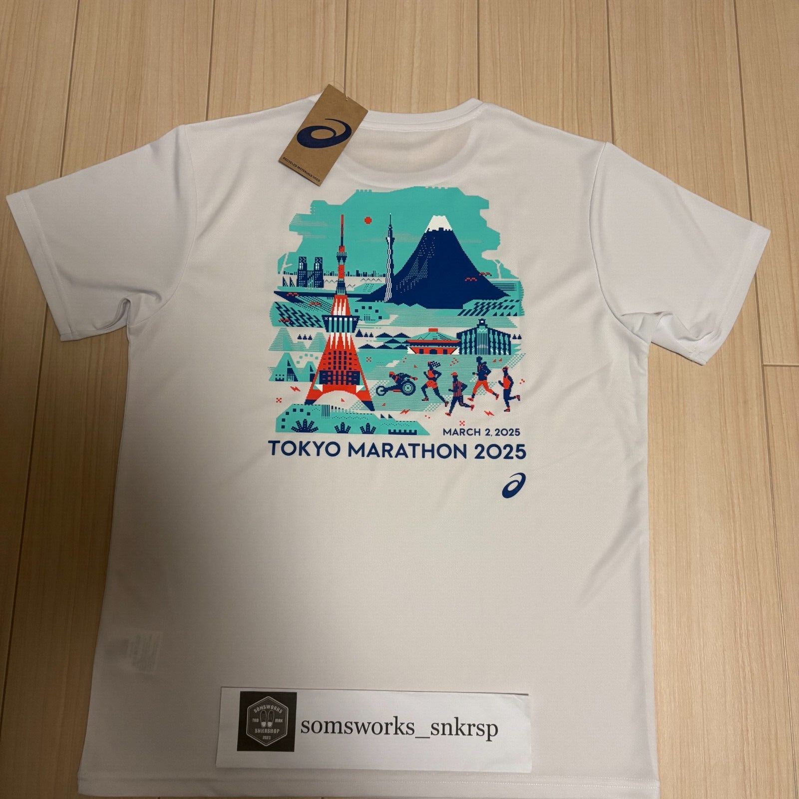 ASICS TOKYO MARATHON 2025 Tシャツ メンズXS ASICS TOKYO MARATHON 2025 Tシャツ メンズXS Size M Asics