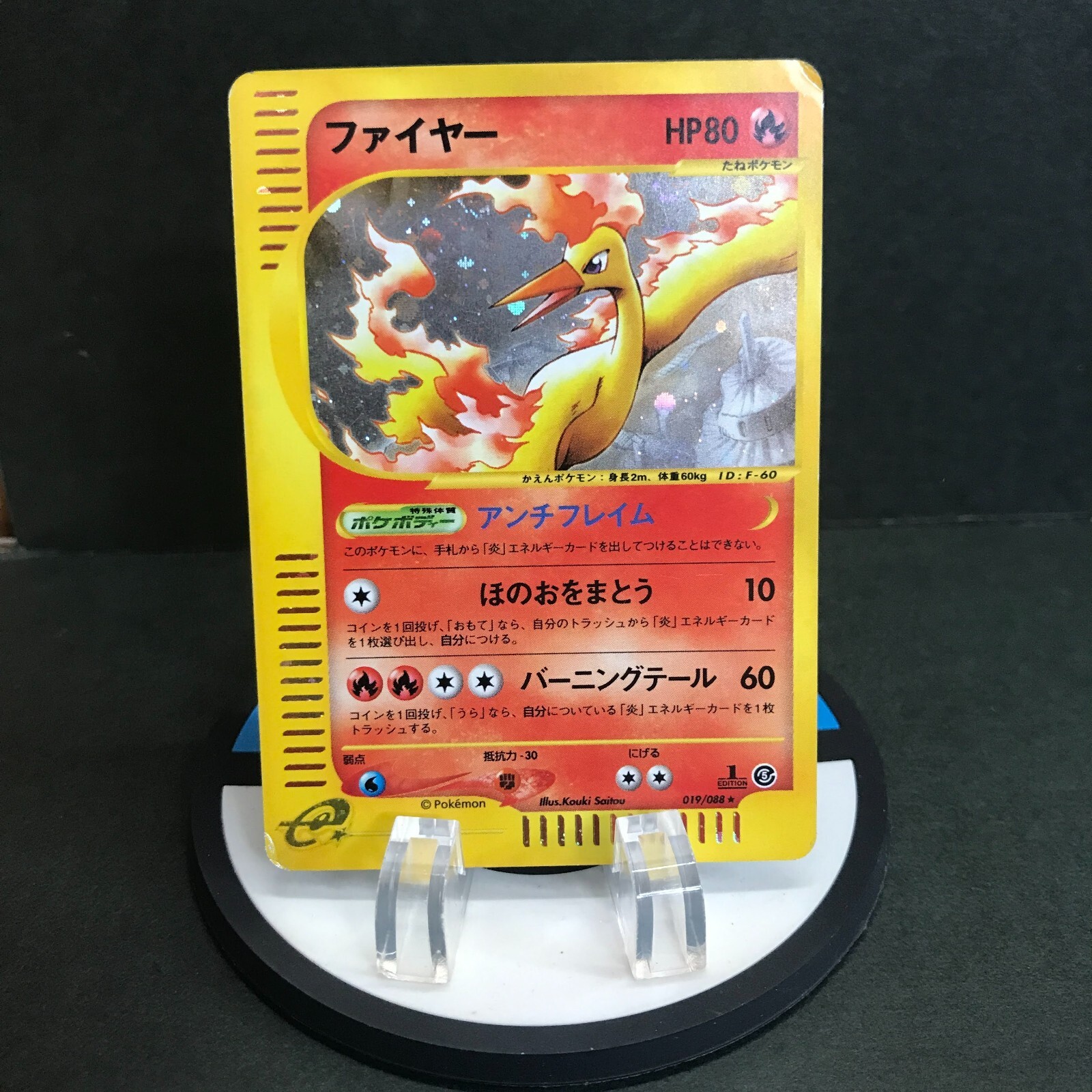 Pokemon TCG e-Series Moltres Holo 019/088 1st Edition Pokemon TCG e-Series Moltres Holo 019/088 1st Edition