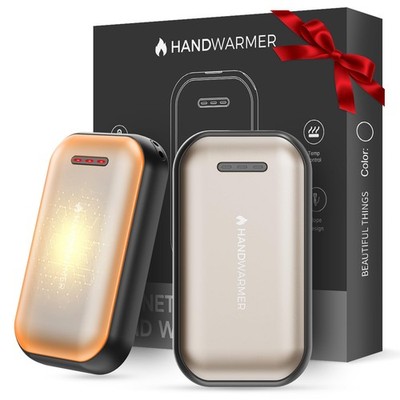 Fitabok Hand Warmers Rechargeable 2 Pack - 6000mAh Magnetic Electric Hand War...