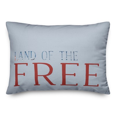 Creative Products Land Of The Free 20 x 14 Spun Poly Pillow