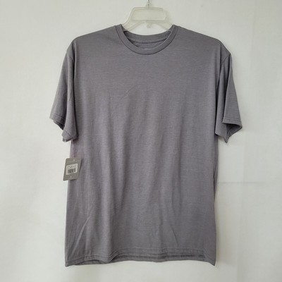 Elevate Shirt Mens L Short Sleeve Tee Grey Untouchable Innomark Logo on Back