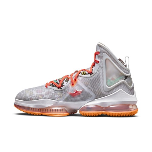

[DC9339-001] Мужские кроссовки Nike LeBron 19 «Фастфуд», Серый