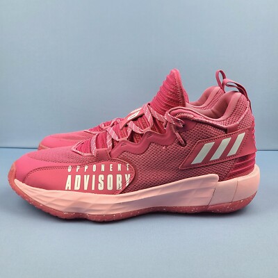 Adidas Dame 7 EXTPLY Mens 13.5 Opponent Advisory Basketball Shoes Pink GW7909