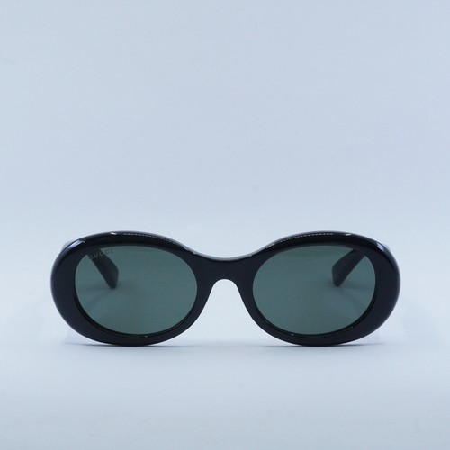 Pre-owned Gucci Gg1587s 001 Black/grey 52-22-145 Sunglasses In Gray