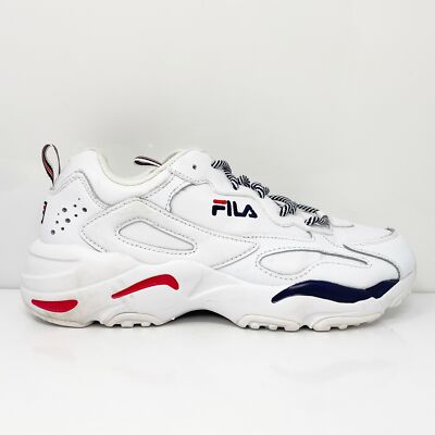 

Fila Mens Ray Tracer 1RM00661-125 Белая Повседневная Обувь Кроссовки Размер 8.5, Белый, Ray Tracer