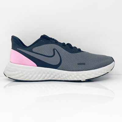 Nike Womens Revolution 5 BQ3207-004 Серые кроссовки для бега, размер 8,5, Серый, Revolution 5
