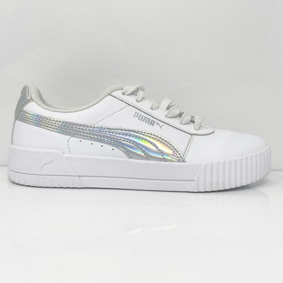 

Puma Womens Carina 373834-01 Белая Повседневная Обувь Кроссовки Размер 7.5, Белый, Carina